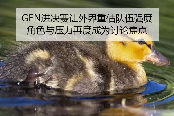 GEN进决赛让外界重估队伍强度 角色与压力再度成为讨论焦点